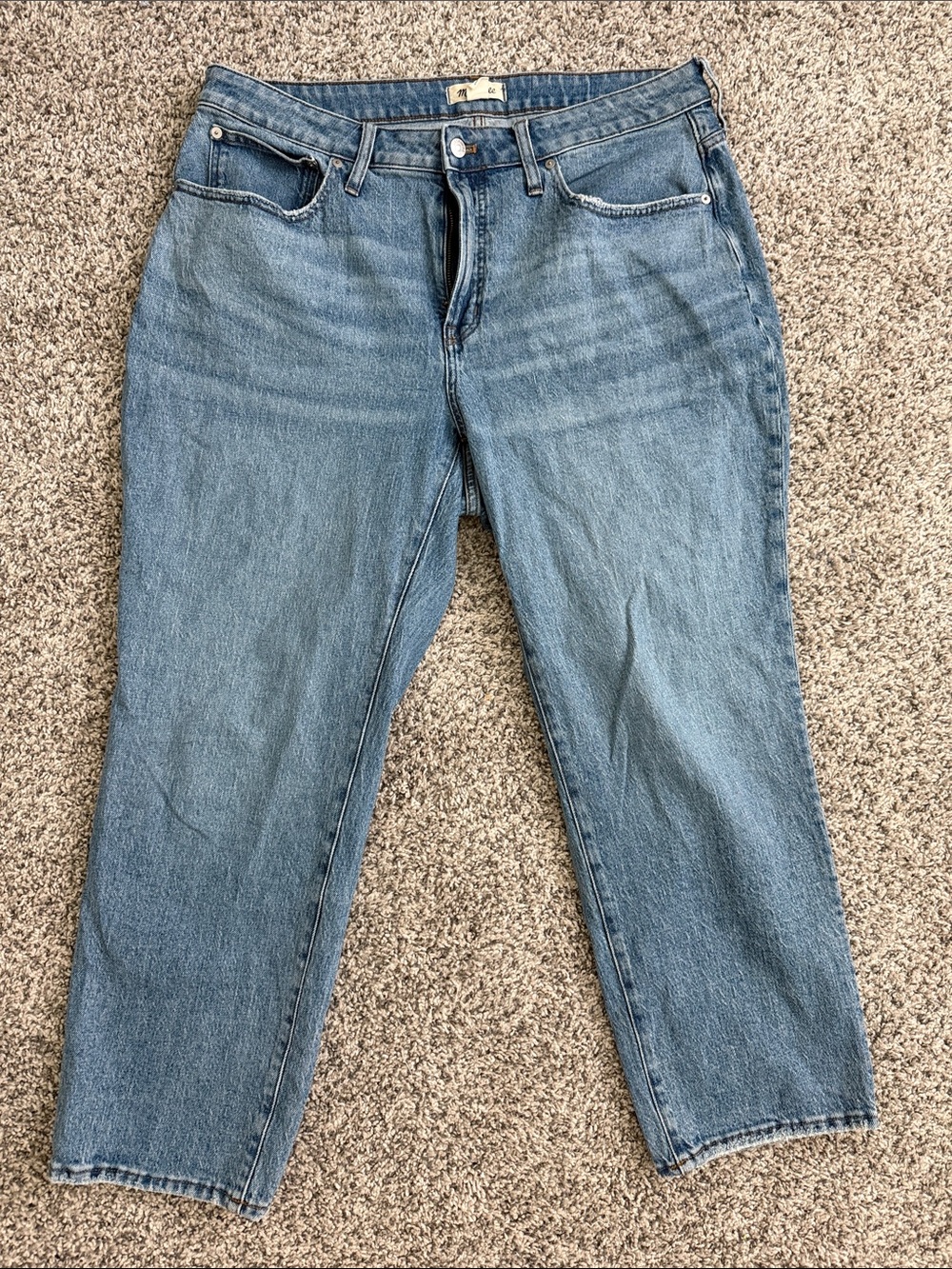 Madewell Curvy Perfect Vintage Straight Jean - 16W